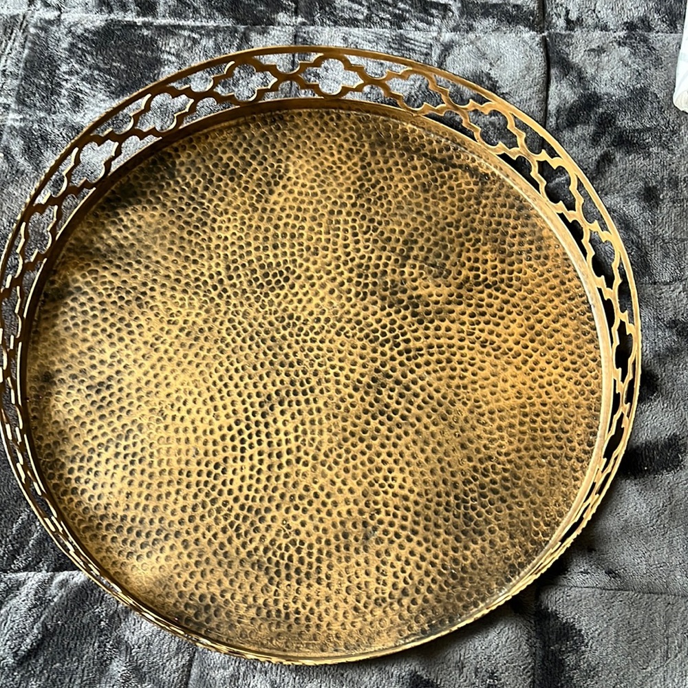 Bronze tray